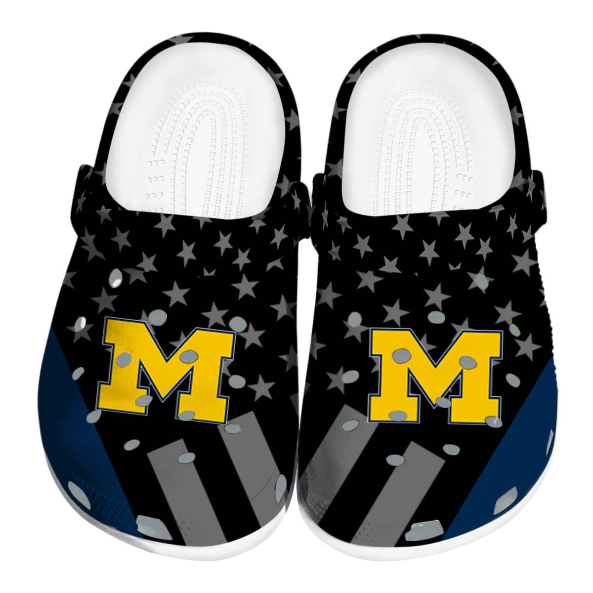 Michigan Wolverines 2025 NCAA Sport Crocs Clogs For Men Women and Kids - GNL1463202
