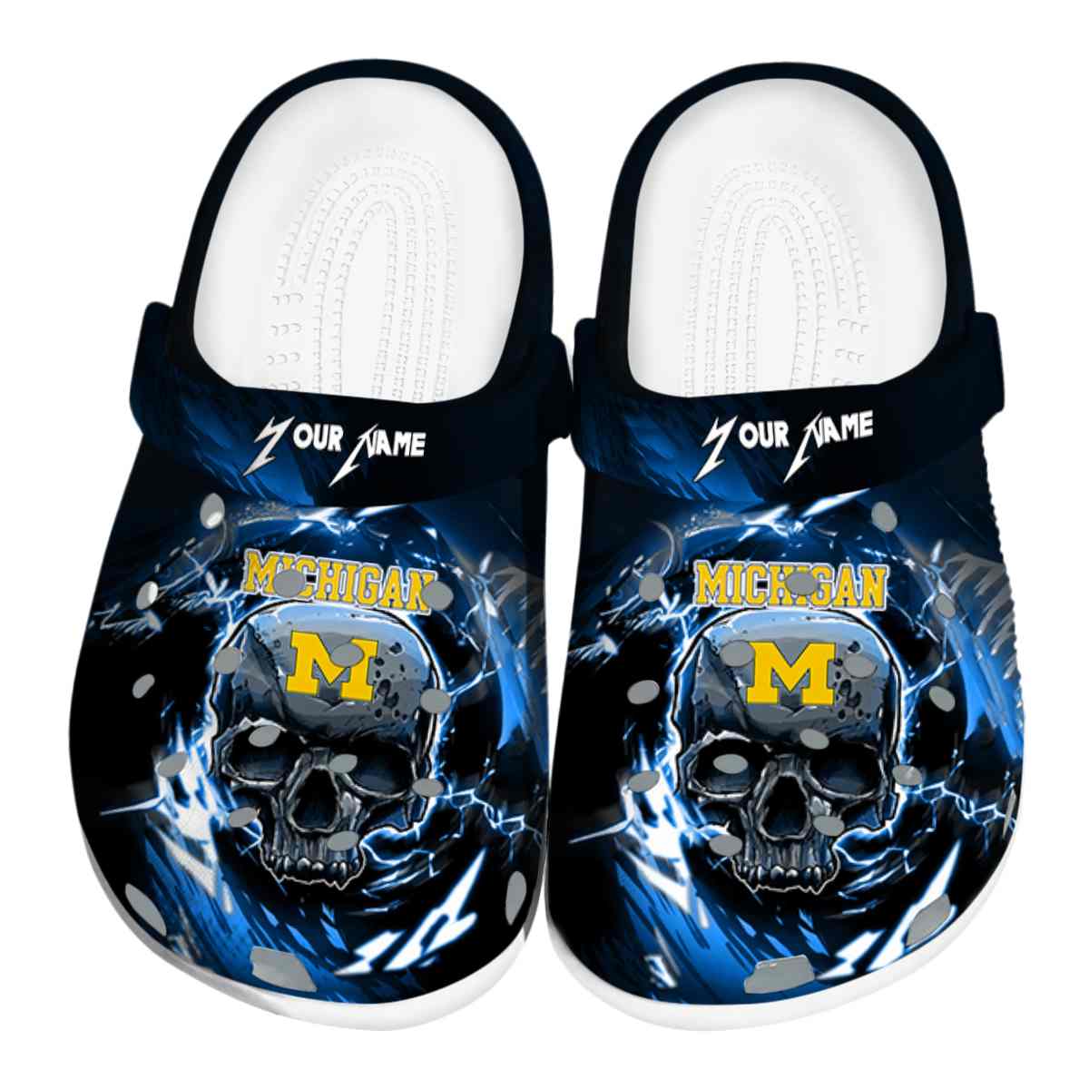 Michigan Wolverines 2025 NCAA Sport Crocs Clogs For Men Women and Kids - GNL1463210