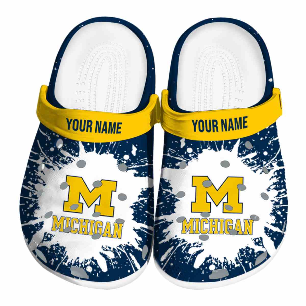 Michigan Wolverines 2025 NCAA Sport Crocs Clogs For Men Women and Kids - GNL1463208