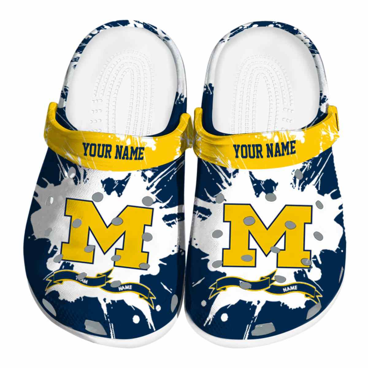 Michigan Wolverines 2025 NCAA Sport Crocs Clogs For Men Women and Kids - GNL1463220