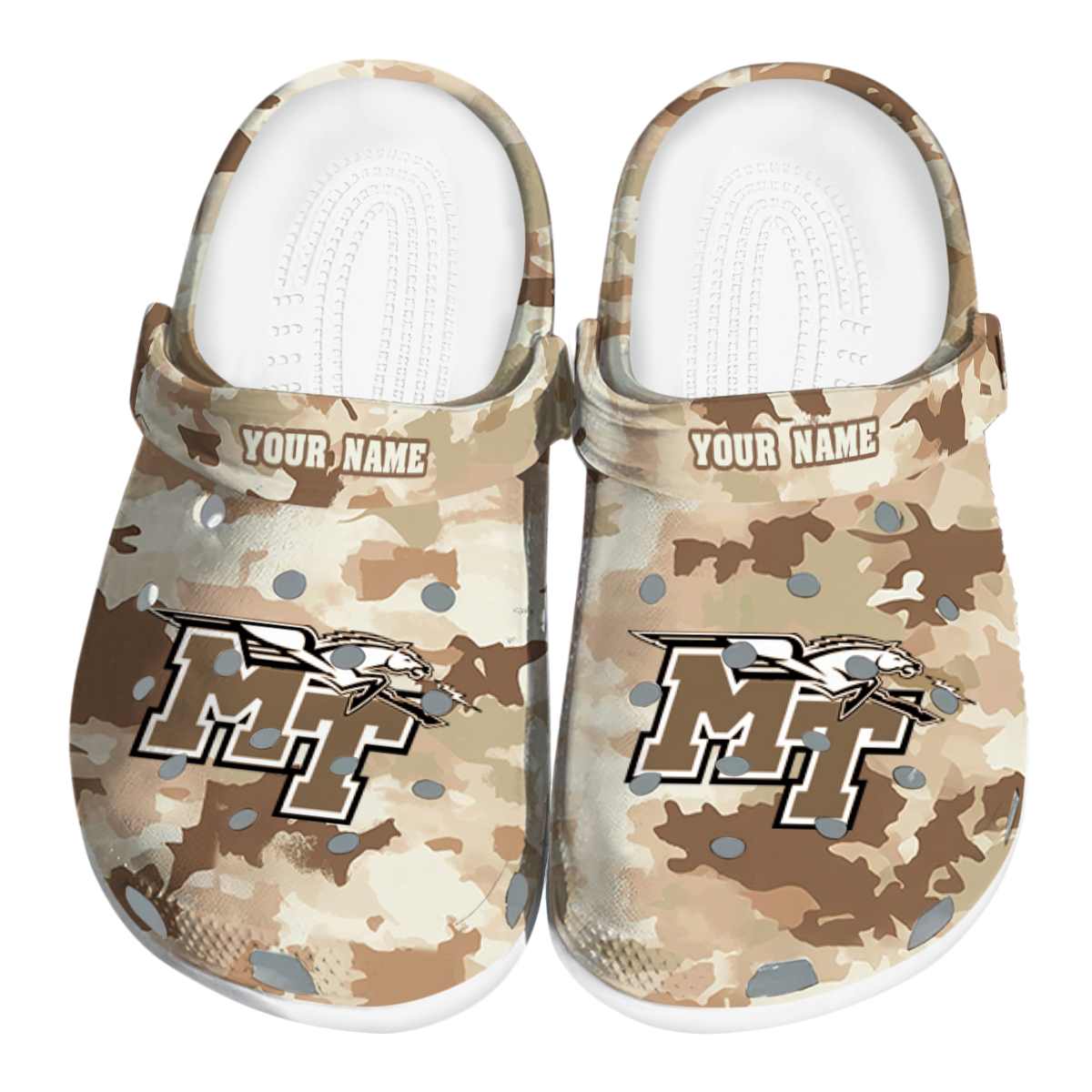 Middle Tennessee Blue Raiders 2025 NCAA Sport Crocs Clogs For Men Women and Kids - GNL1463235
