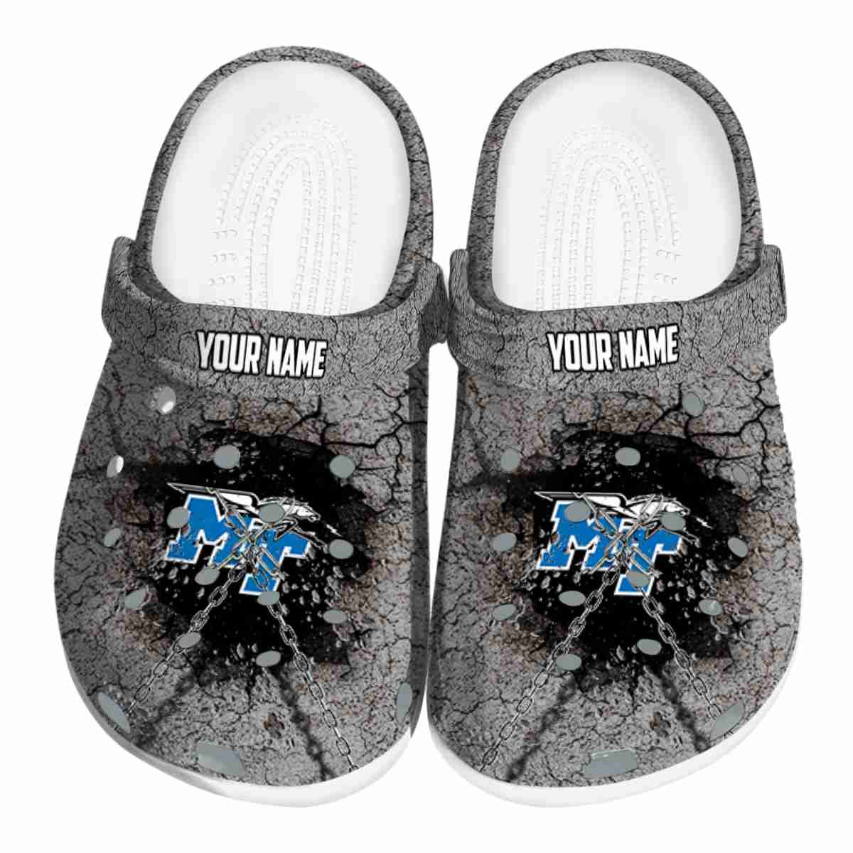 Middle Tennessee Blue Raiders 2025 NCAA Sport Crocs Clogs For Men Women and Kids - GNL1463242