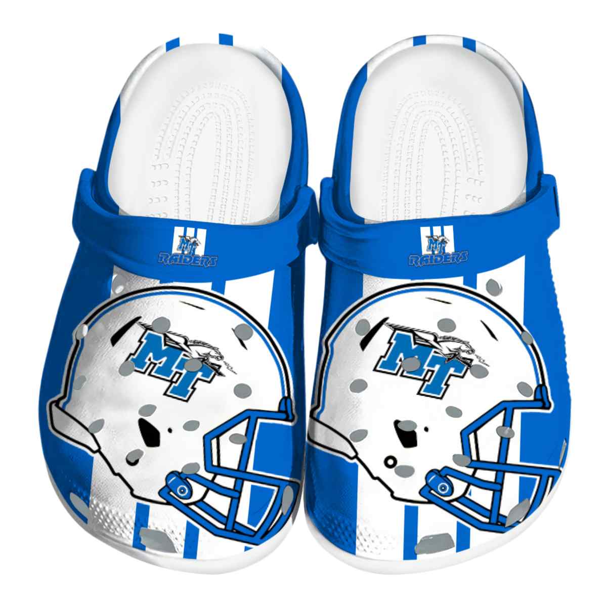 Middle Tennessee Blue Raiders 2025 NCAA Sport Crocs Clogs For Men Women and Kids - GNL1463241