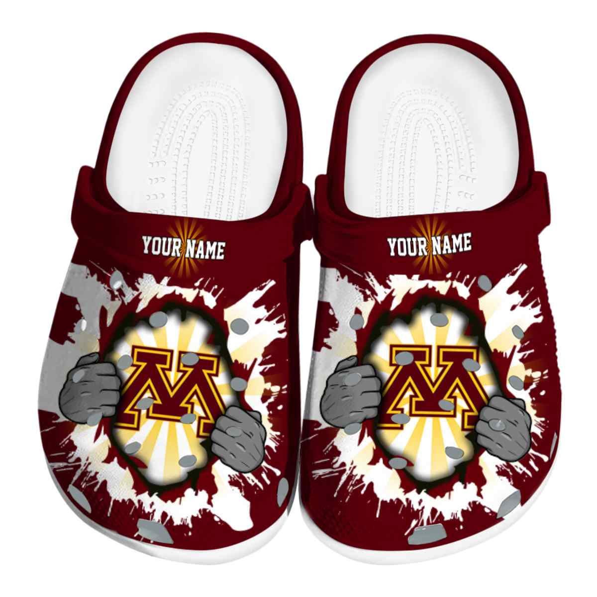Minnesota Golden Gophers 2025 NCAA Sport Crocs Clogs For Men Women and Kids - GNL1463257