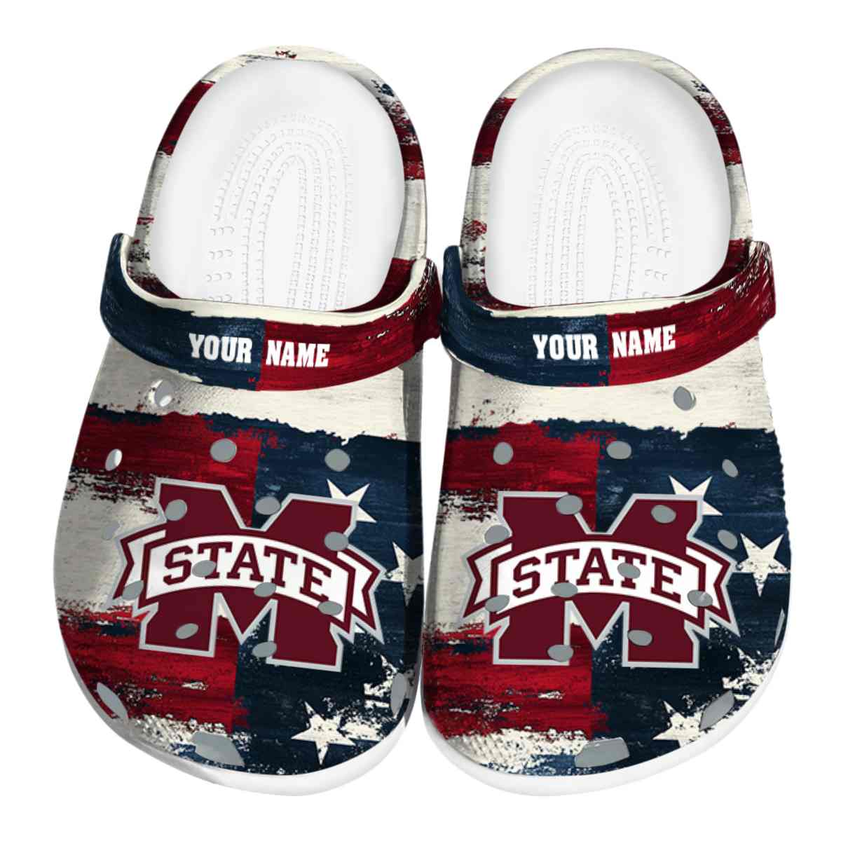 Mississippi State Bulldogs 2025 NCAA Sport Crocs Clogs For Men Women and Kids - GNL1463316