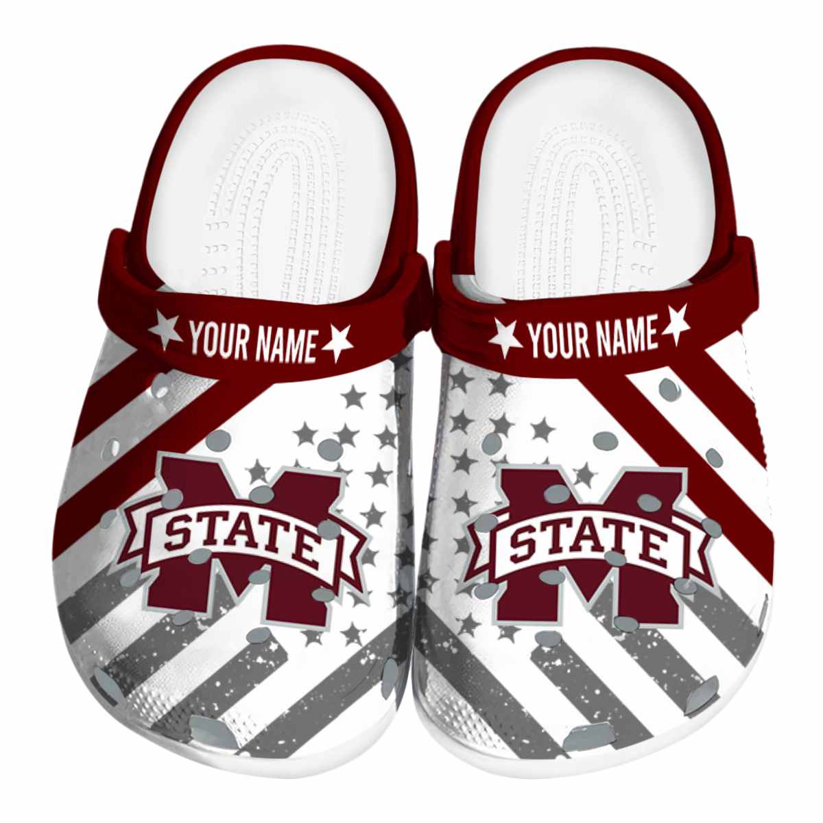 Mississippi State Bulldogs 2025 NCAA Sport Crocs Clogs For Men Women and Kids - GNL1463297