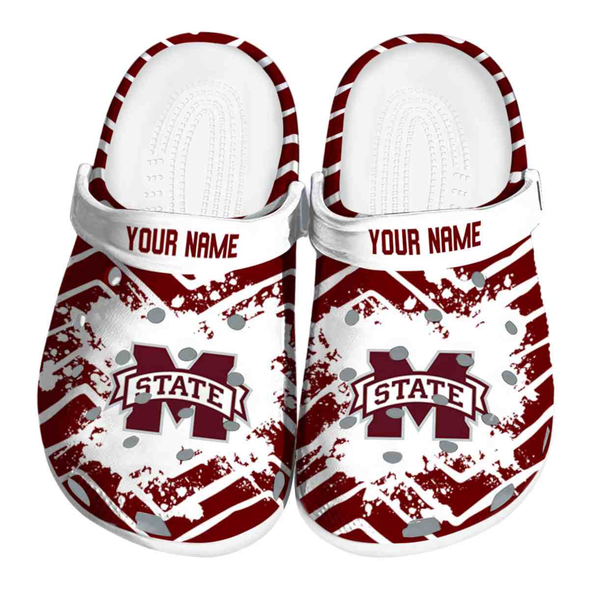Mississippi State Bulldogs 2025 NCAA Sport Crocs Clogs For Men Women and Kids - GNL1463299