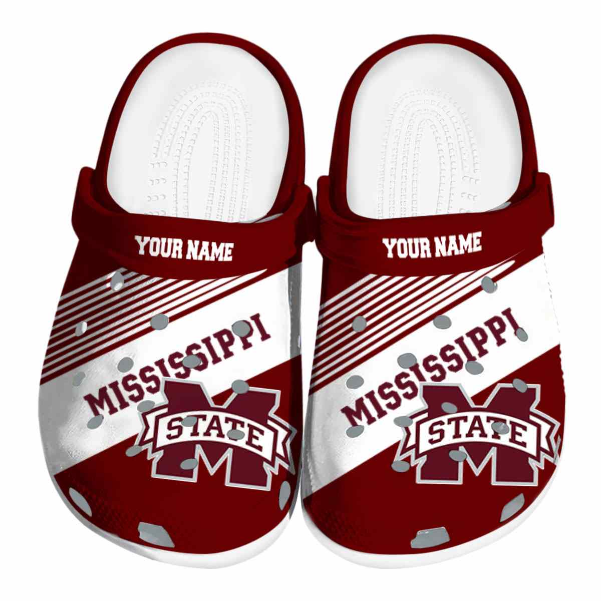 Mississippi State Bulldogs 2025 NCAA Sport Crocs Clogs For Men Women and Kids - GNL1463293
