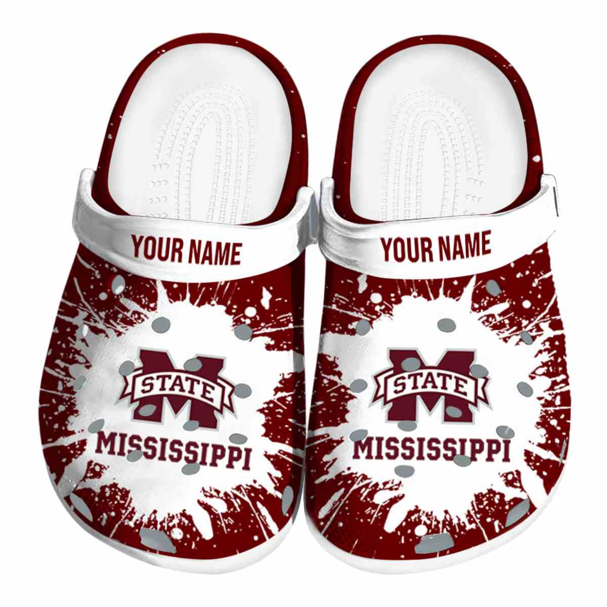 Mississippi State Bulldogs 2025 NCAA Sport Crocs Clogs For Men Women and Kids - GNL1463305