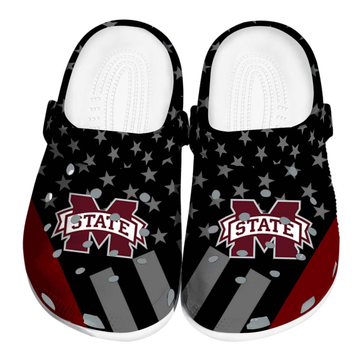 Mississippi State Bulldogs 2025 NCAA Sport Crocs Clogs For Men Women and Kids - GNL1463298