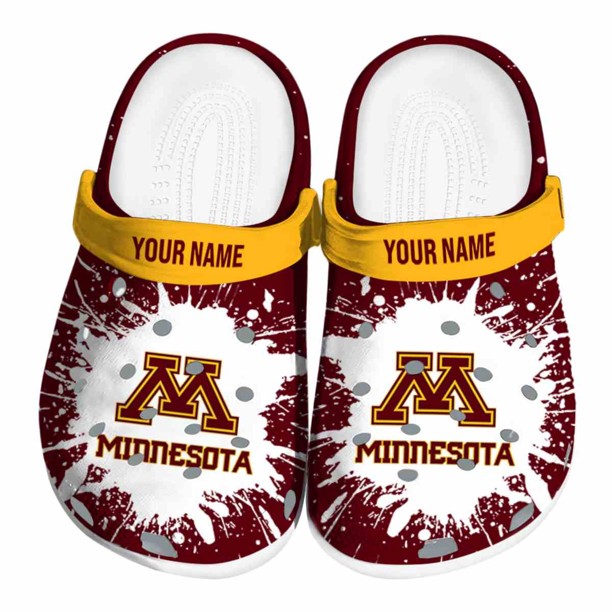 Minnesota Golden Gophers 2025 NCAA Sport Crocs Clogs For Men Women and Kids - GNL1463314