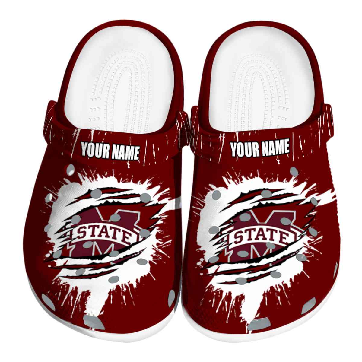 Mississippi State Bulldogs 2025 NCAA Sport Crocs Clogs For Men Women and Kids - GNL1463319