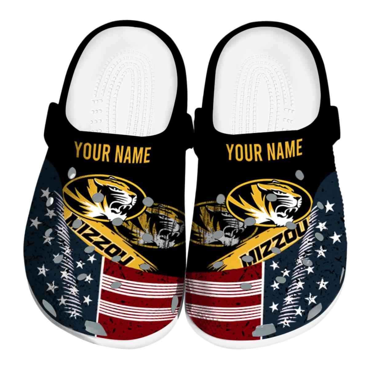 Missouri Tigers 2025 NCAA Sport Crocs Clogs For Men Women and Kids - GNL1463317