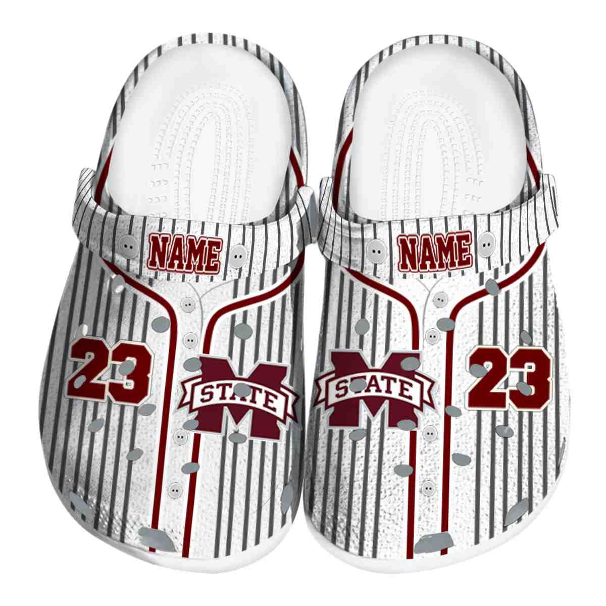 Mississippi State Bulldogs 2025 NCAA Sport Crocs Clogs For Men Women and Kids - GNL1463334