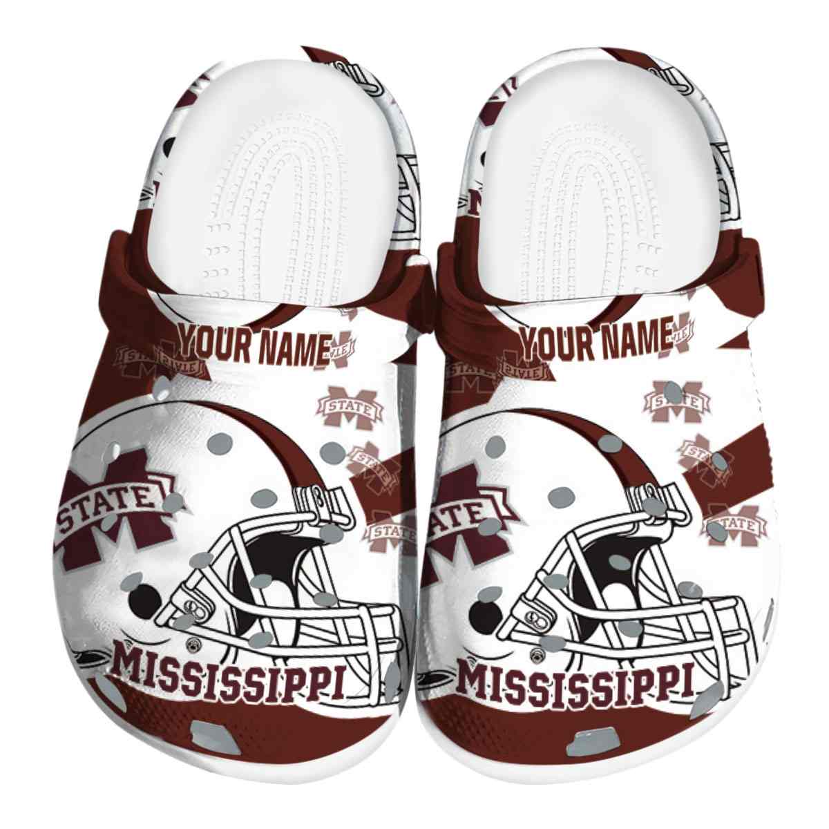 Mississippi State Bulldogs 2025 NCAA Sport Crocs Clogs For Men Women and Kids - GNL1463318