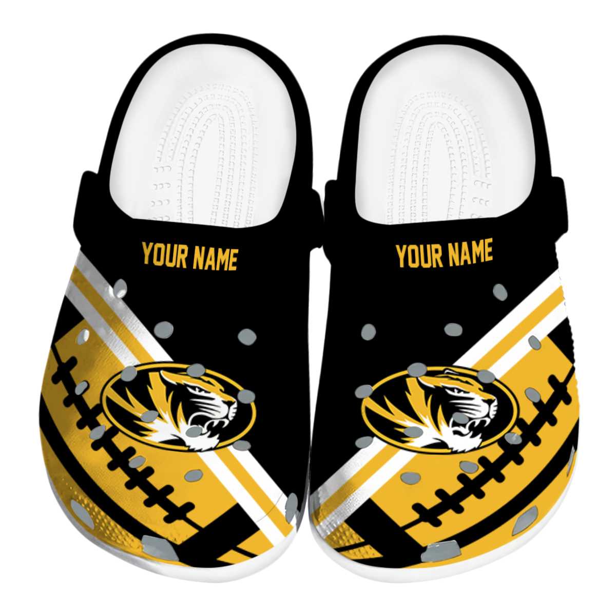Missouri Tigers 2025 NCAA Sport Crocs Clogs For Men Women and Kids - GNL1463344