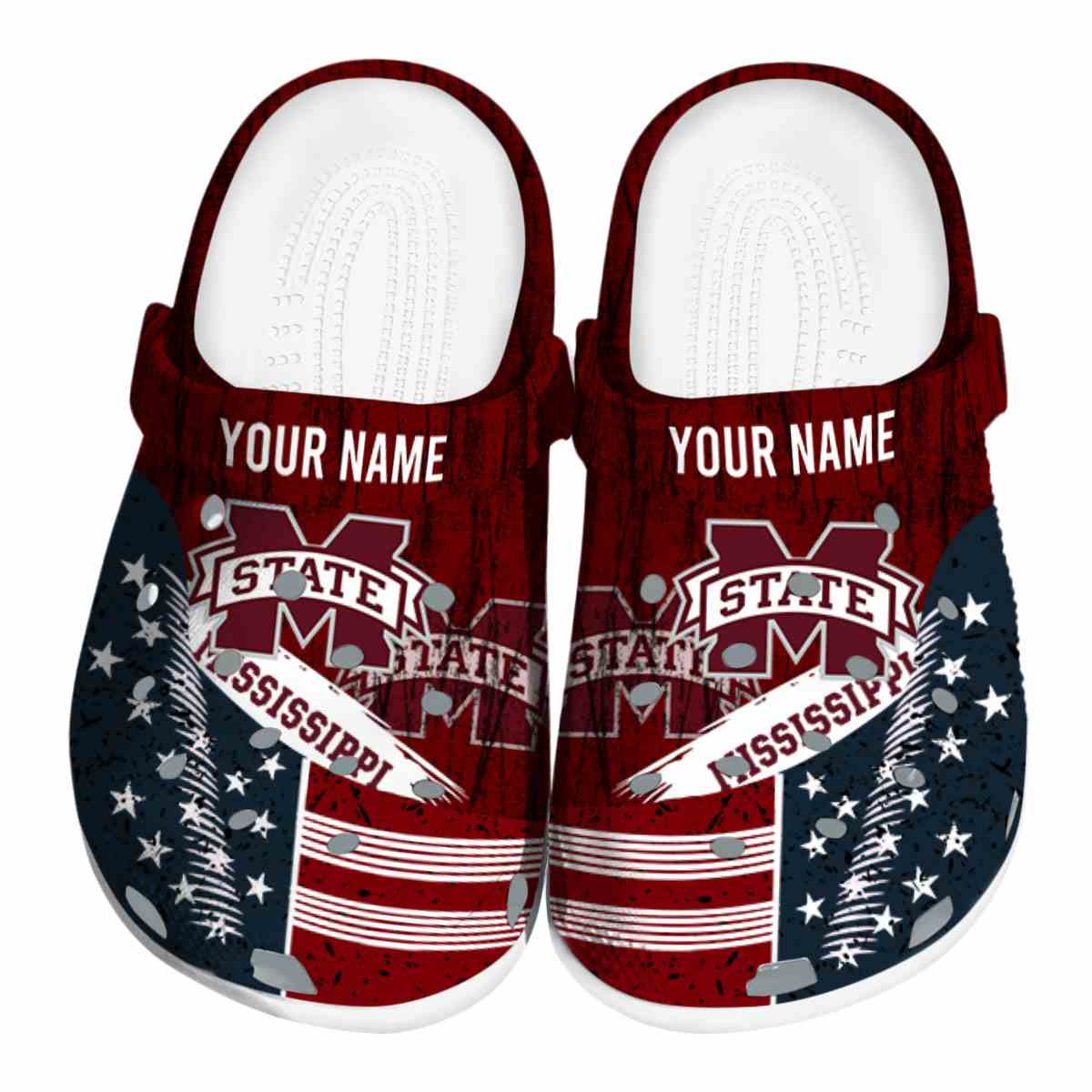 Mississippi State Bulldogs 2025 NCAA Sport Crocs Clogs For Men Women and Kids - GNL1463320