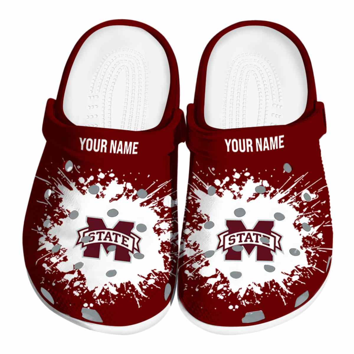 Mississippi State Bulldogs 2025 NCAA Sport Crocs Clogs For Men Women and Kids - GNL1463326
