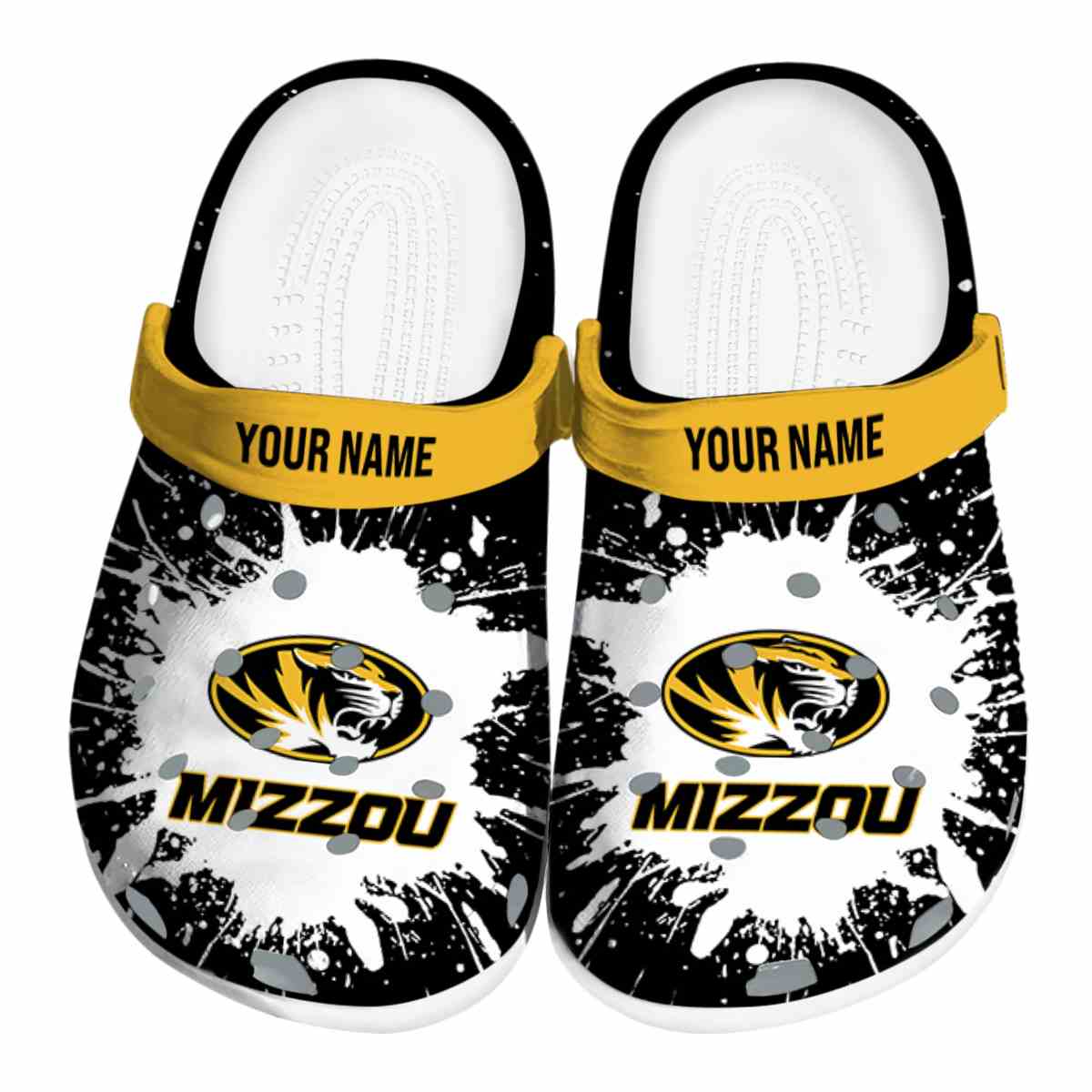 Missouri Tigers 2025 NCAA Sport Crocs Clogs For Men Women and Kids - GNL1463342