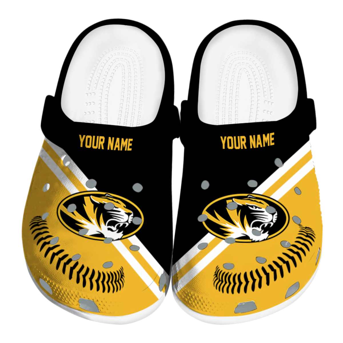 Missouri Tigers 2025 NCAA Sport Crocs Clogs For Men Women and Kids - GNL1463359