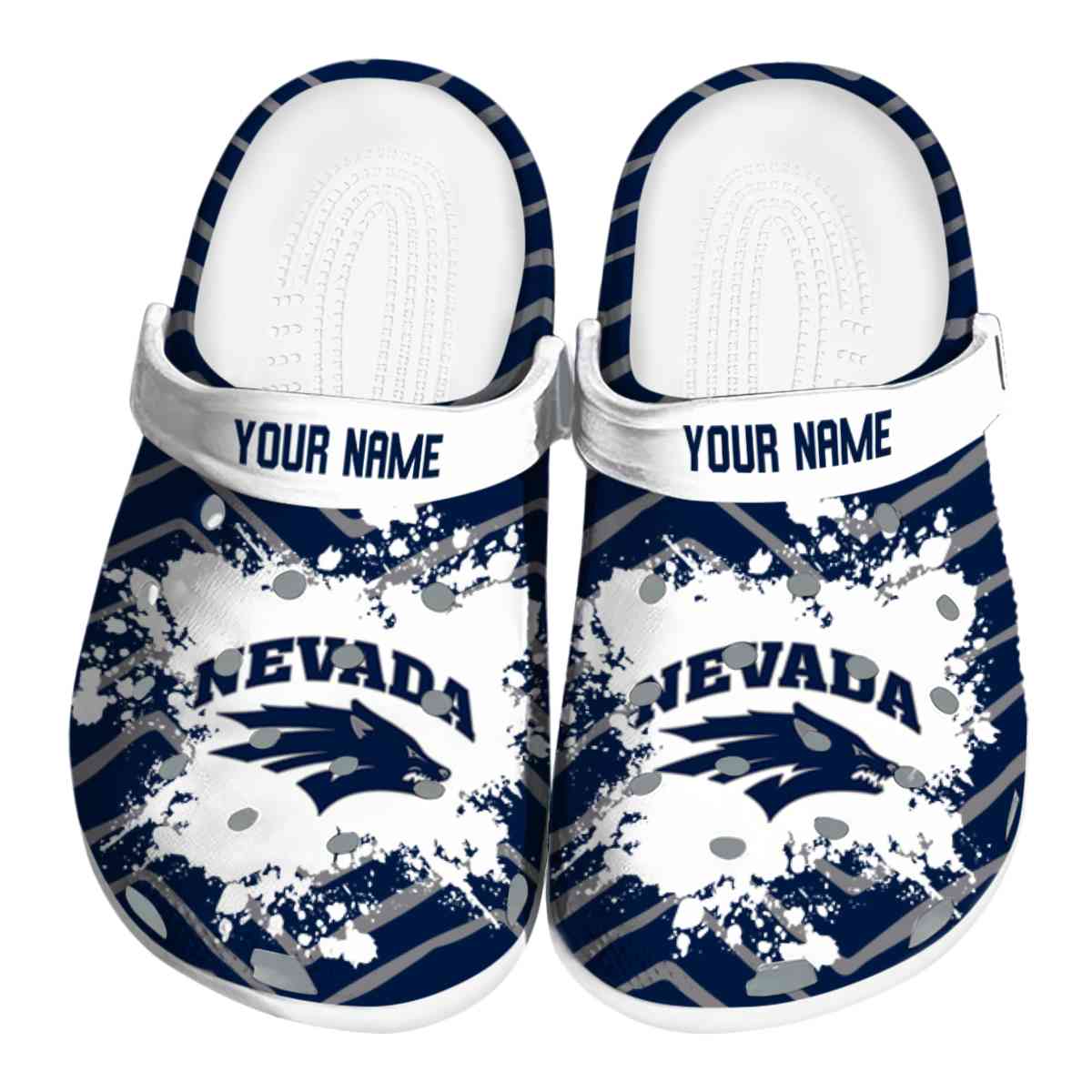 Nevada Wolf Pack 2025 NCAA Sport Crocs Clogs For Men Women and Kids - GNL1463465