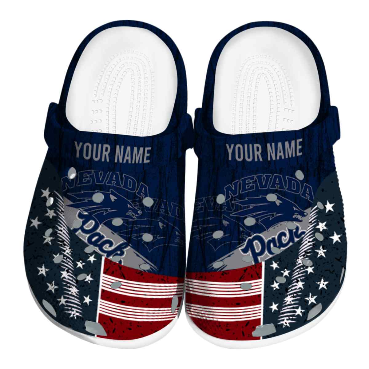 Nevada Wolf Pack 2025 NCAA Sport Crocs Clogs For Men Women and Kids - GNL1463459