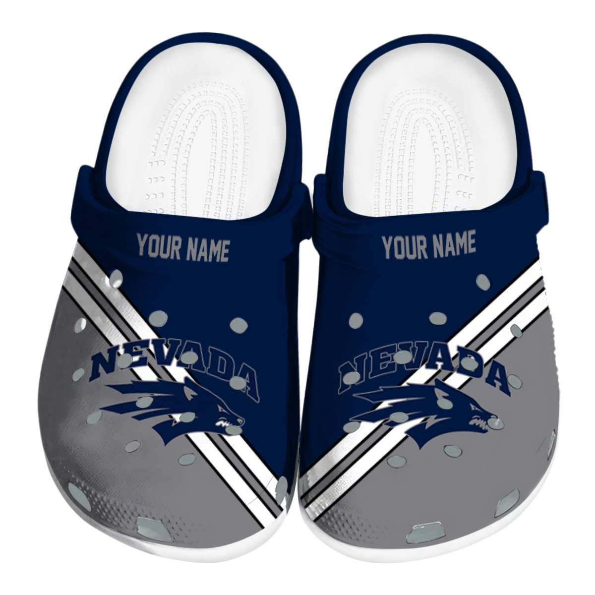 Nevada Wolf Pack 2025 NCAA Sport Crocs Clogs For Men Women and Kids - GNL1463469