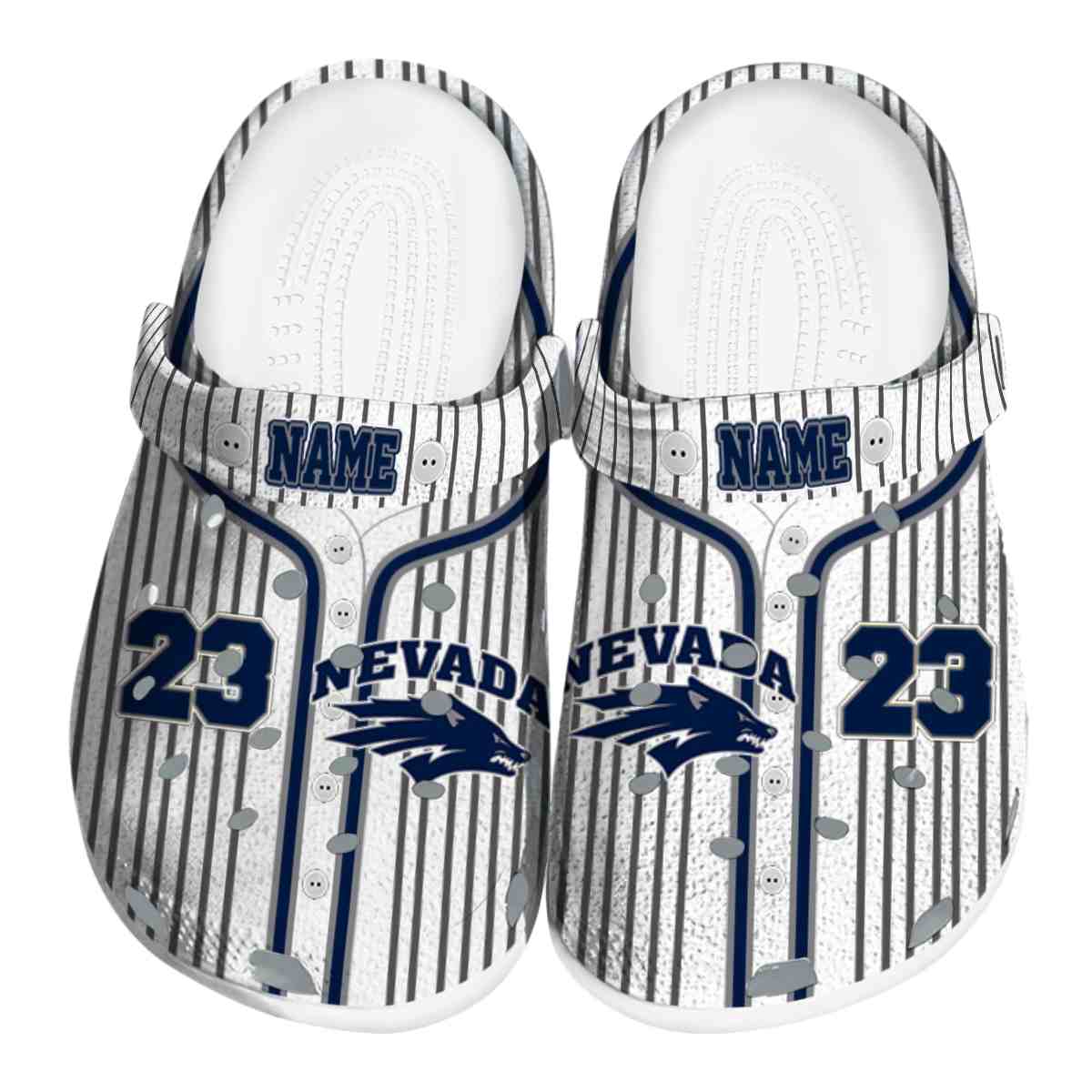 Nevada Wolf Pack 2025 NCAA Sport Crocs Clogs For Men Women and Kids - GNL1463476
