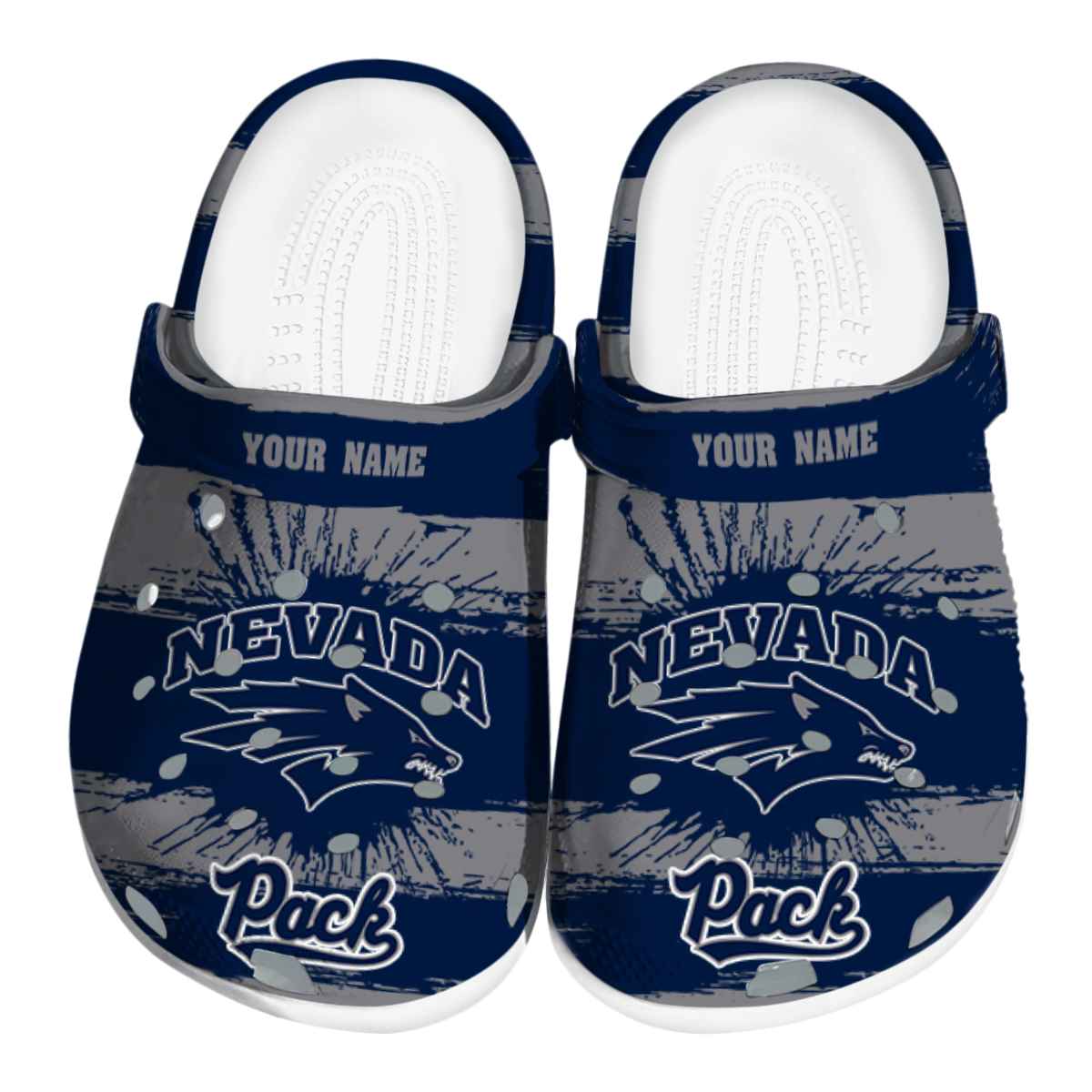 Nevada Wolf Pack 2025 NCAA Sport Crocs Clogs For Men Women and Kids - GNL1463471
