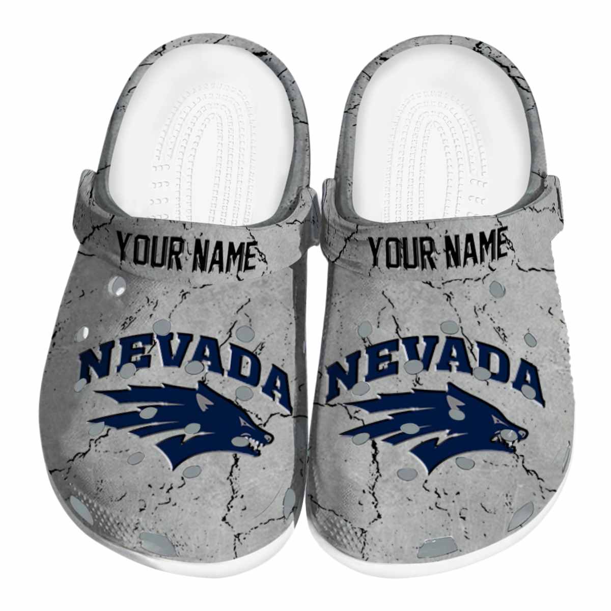 Nevada Wolf Pack 2025 NCAA Sport Crocs Clogs For Men Women and Kids - GNL1463486
