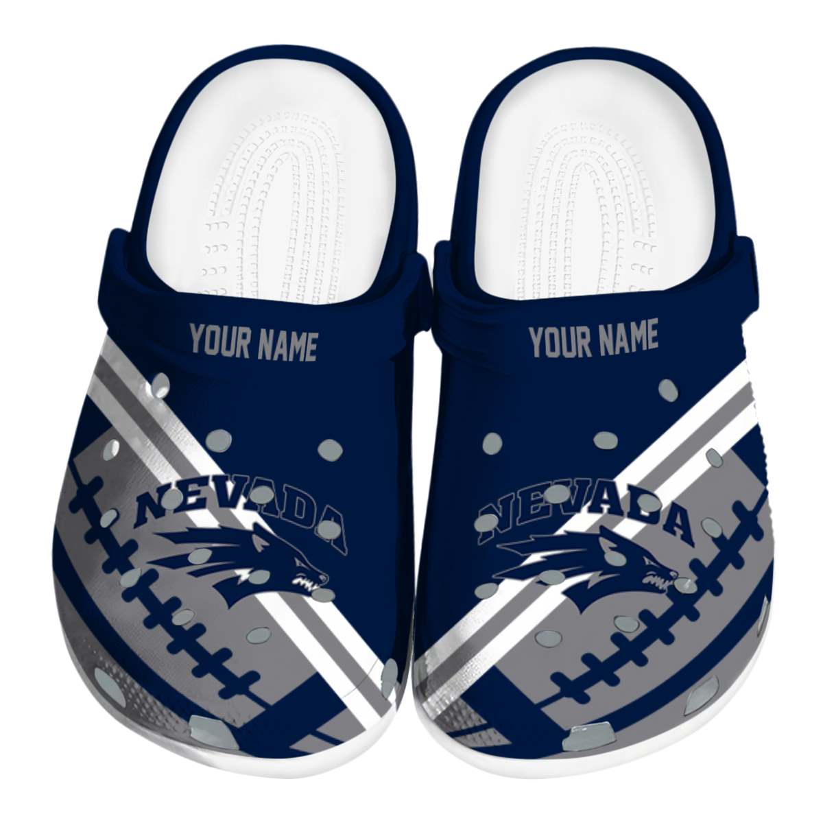 Nevada Wolf Pack 2025 NCAA Sport Crocs Clogs For Men Women and Kids - GNL1463470
