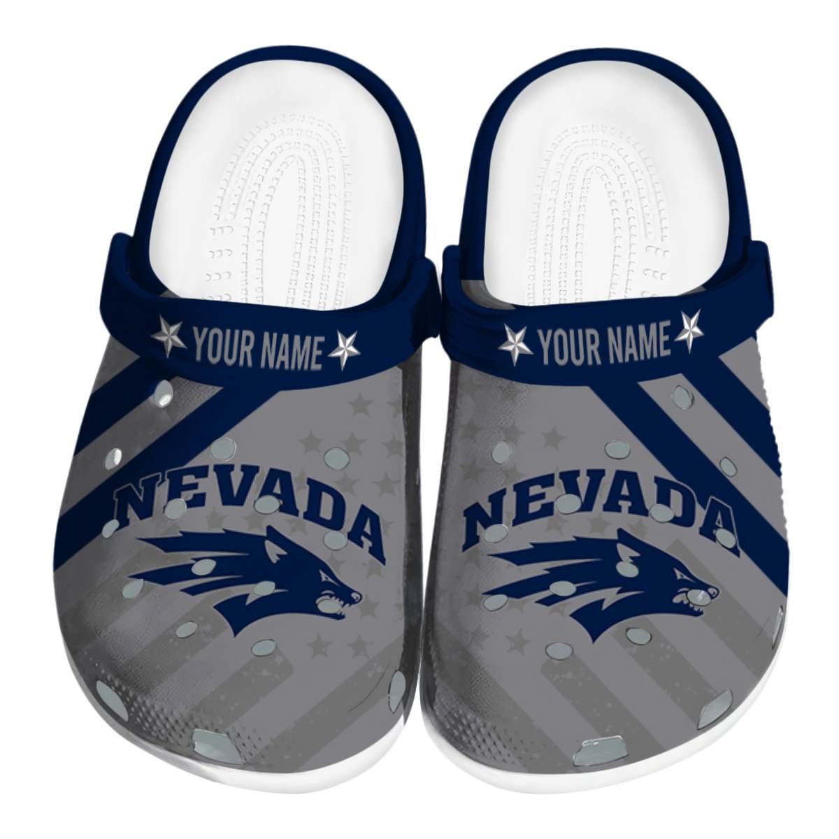 Nevada Wolf Pack 2025 NCAA Sport Crocs Clogs For Men Women and Kids - GNL1463474
