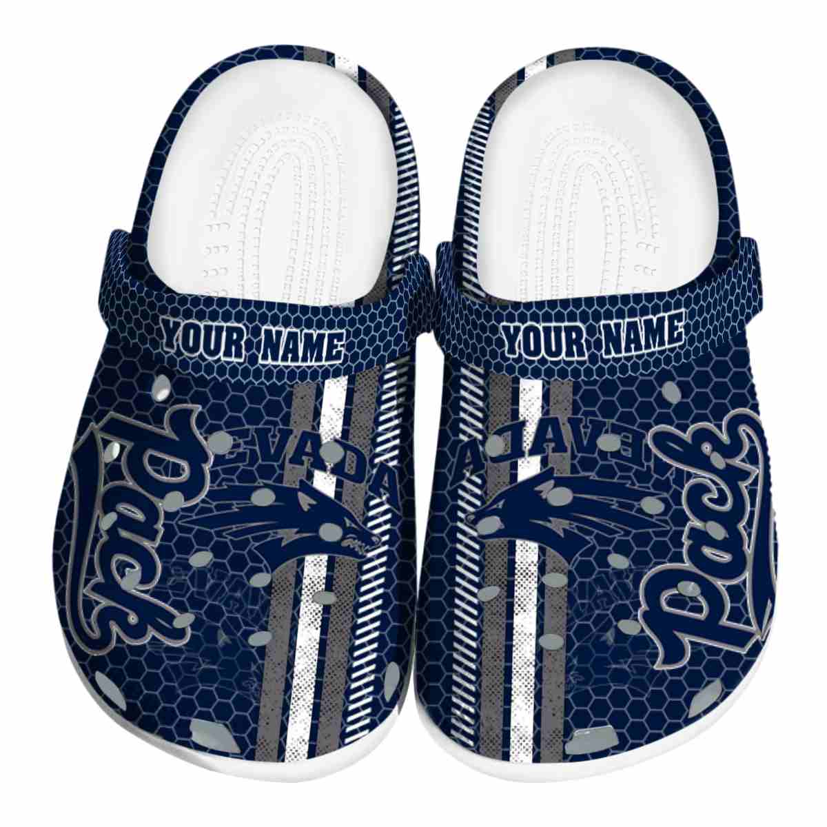 Nevada Wolf Pack 2025 NCAA Sport Crocs Clogs For Men Women and Kids - GNL1463488
