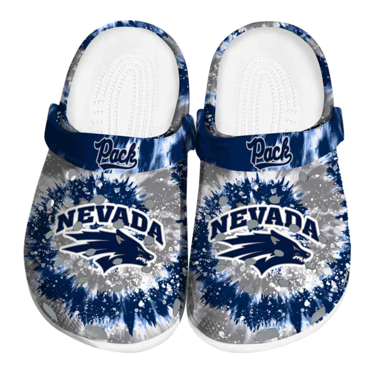 Nevada Wolf Pack 2025 NCAA Sport Crocs Clogs For Men Women and Kids - GNL1463494