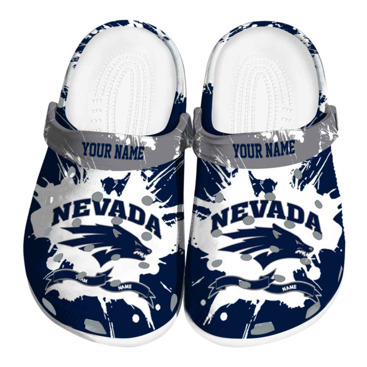 Nevada Wolf Pack 2025 NCAA Sport Crocs Clogs For Men Women and Kids - GNL1463475
