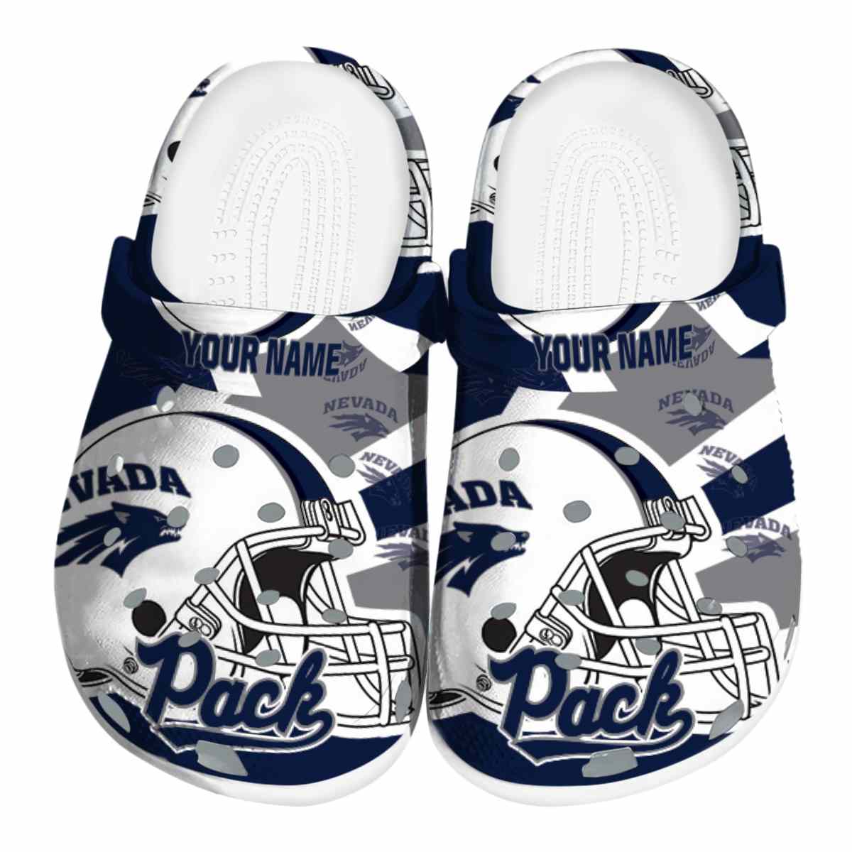 Nevada Wolf Pack 2025 NCAA Sport Crocs Clogs For Men Women and Kids - GNL1463491
