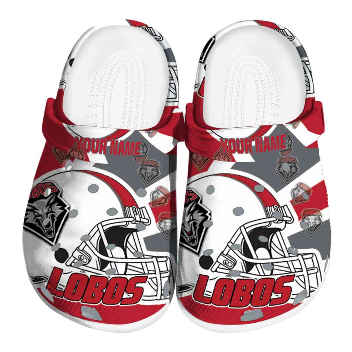 New Mexico Lobos 2025 NCAA Sport Crocs Clogs For Men Women and Kids - GNL1463524