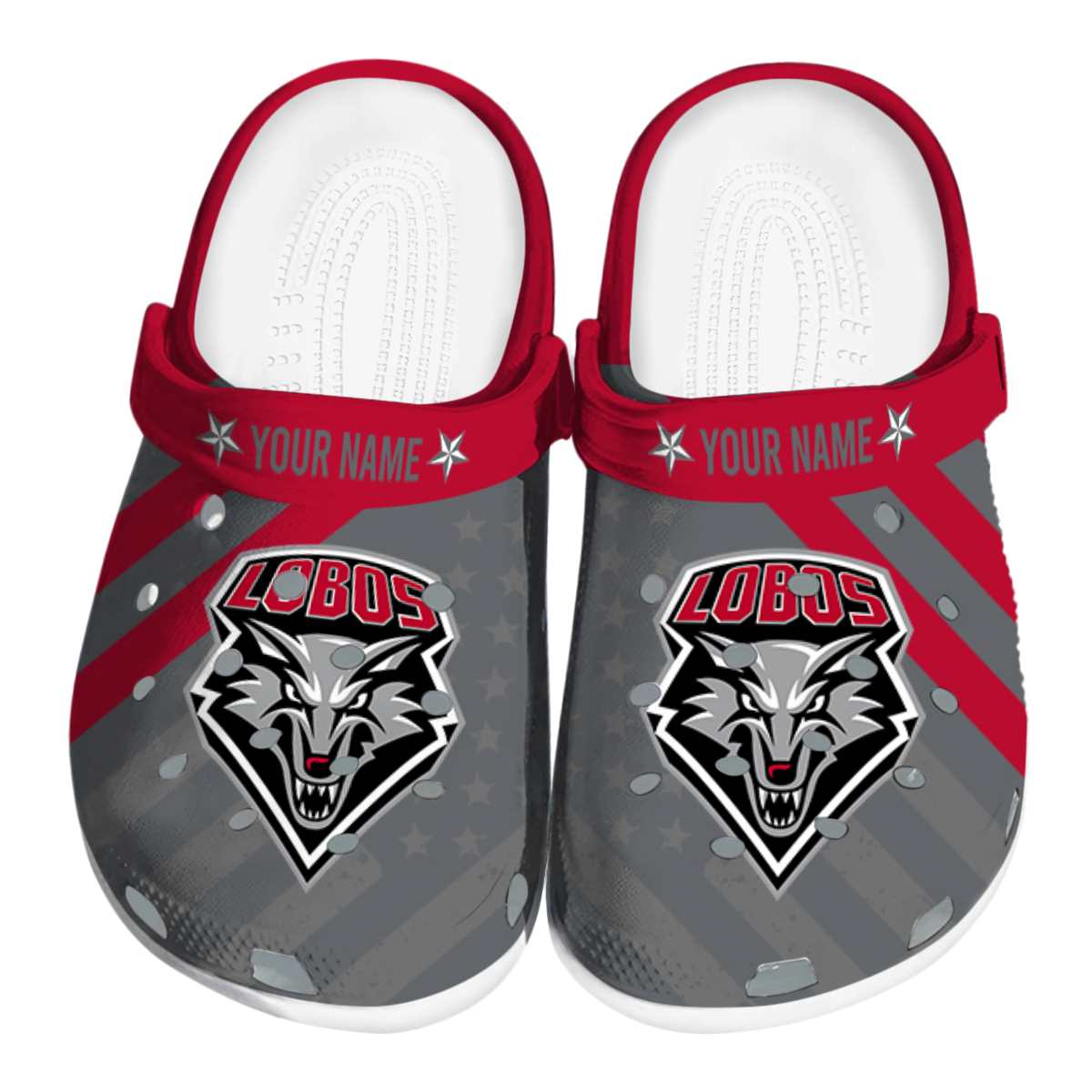 New Mexico Lobos 2025 NCAA Sport Crocs Clogs For Men Women and Kids - GNL1463497