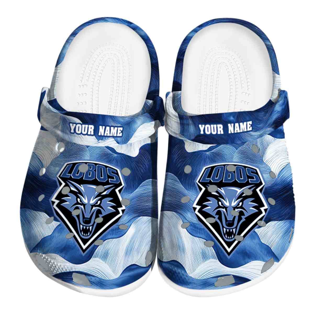 New Mexico Lobos 2025 NCAA Sport Crocs Clogs For Men Women and Kids - GNL1463504