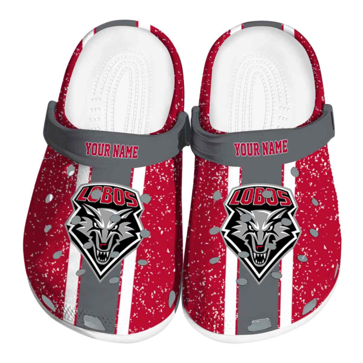 New Mexico Lobos 2025 NCAA Sport Crocs Clogs For Men Women and Kids - GNL1463518