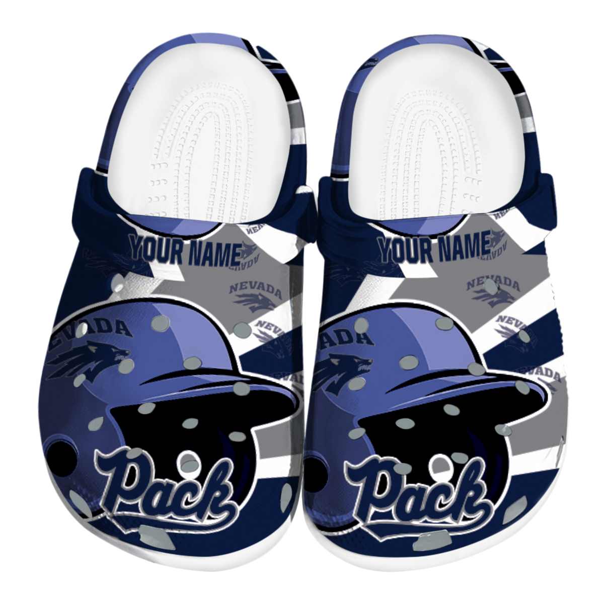 Nevada Wolf Pack 2025 NCAA Sport Crocs Clogs For Men Women and Kids - GNL1463514
