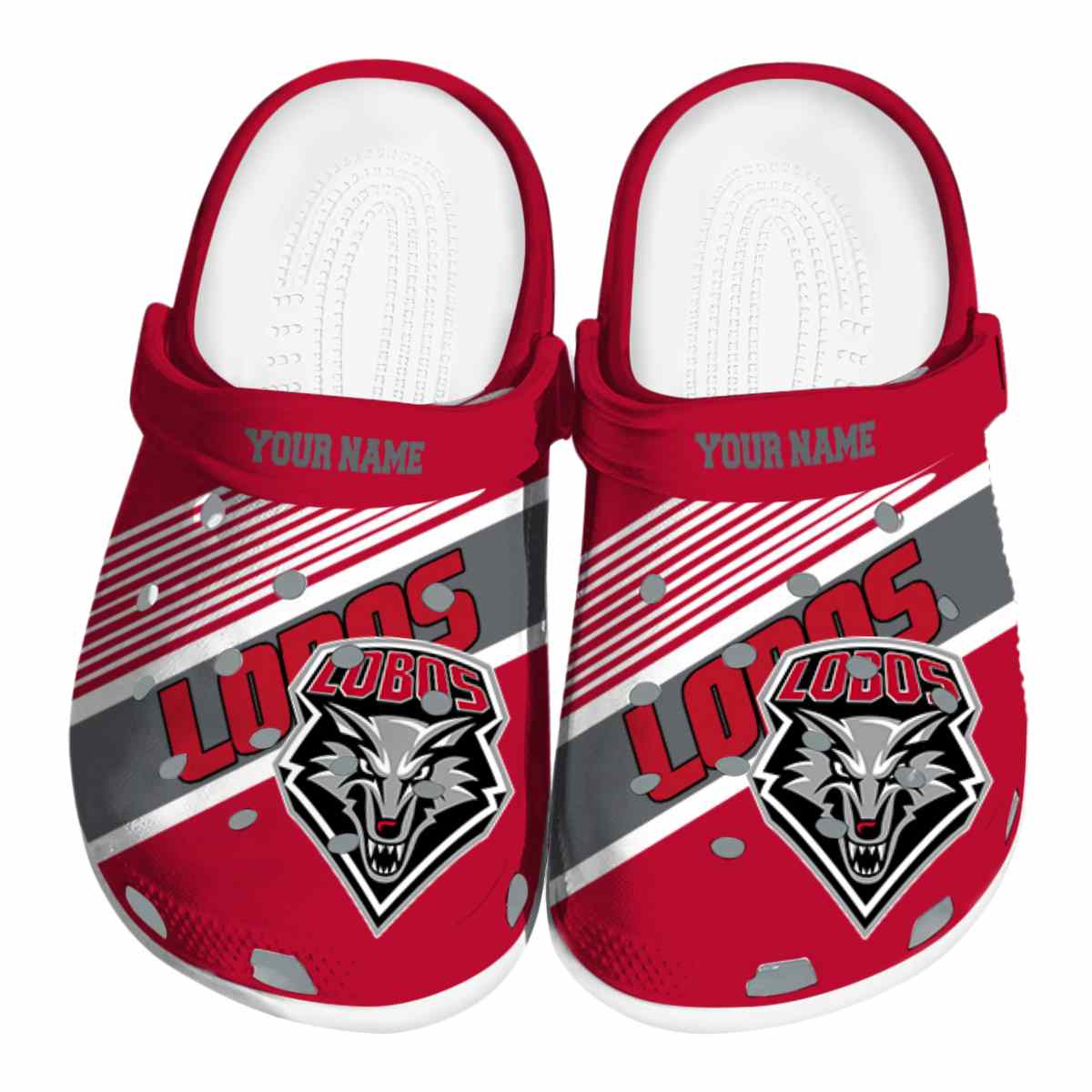New Mexico Lobos 2025 NCAA Sport Crocs Clogs For Men Women and Kids - GNL1463510