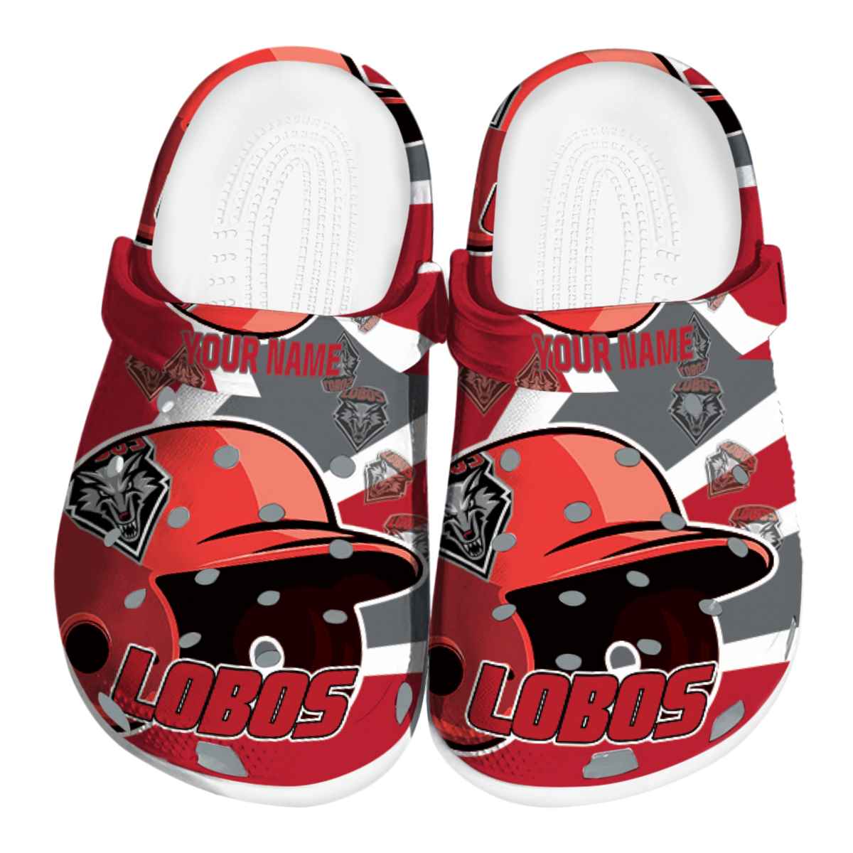 New Mexico Lobos 2025 NCAA Sport Crocs Clogs For Men Women and Kids - GNL1463515