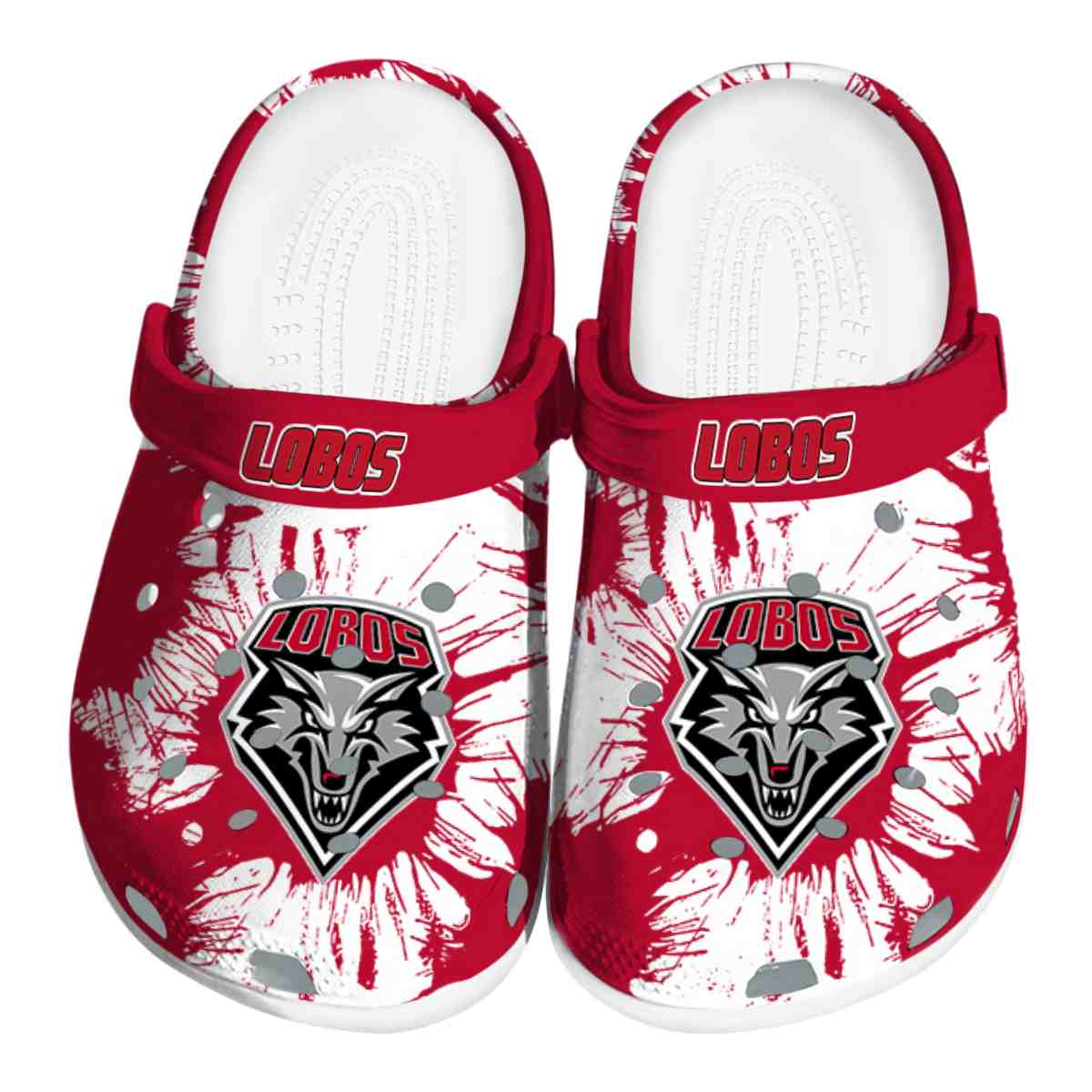 New Mexico Lobos 2025 NCAA Sport Crocs Clogs For Men Women and Kids - GNL1463499