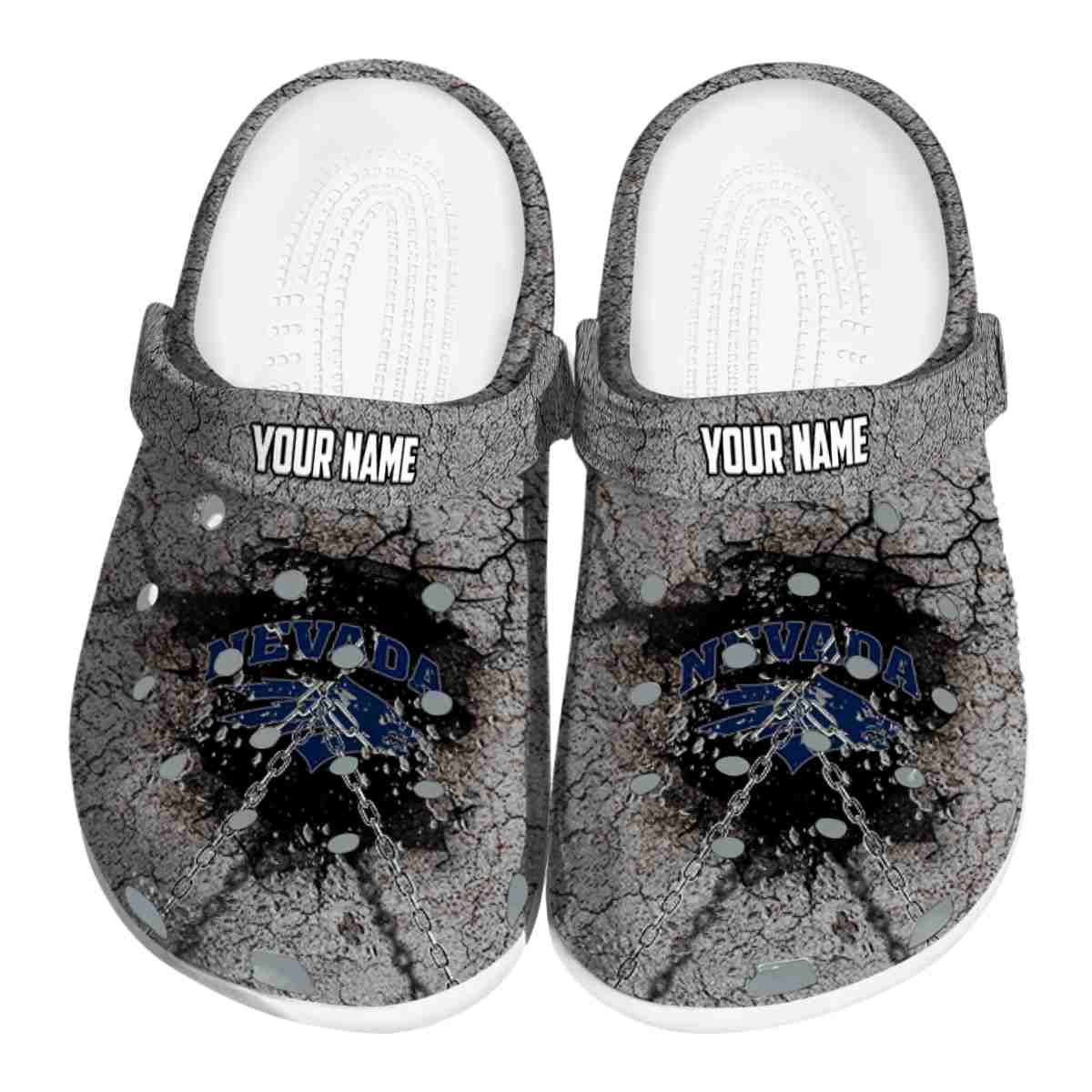 Nevada Wolf Pack 2025 NCAA Sport Crocs Clogs For Men Women and Kids - GNL1463516