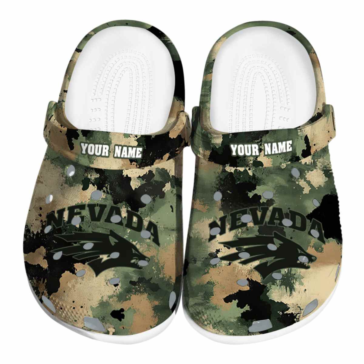 Nevada Wolf Pack 2025 NCAA Sport Crocs Clogs For Men Women and Kids - GNL1463522