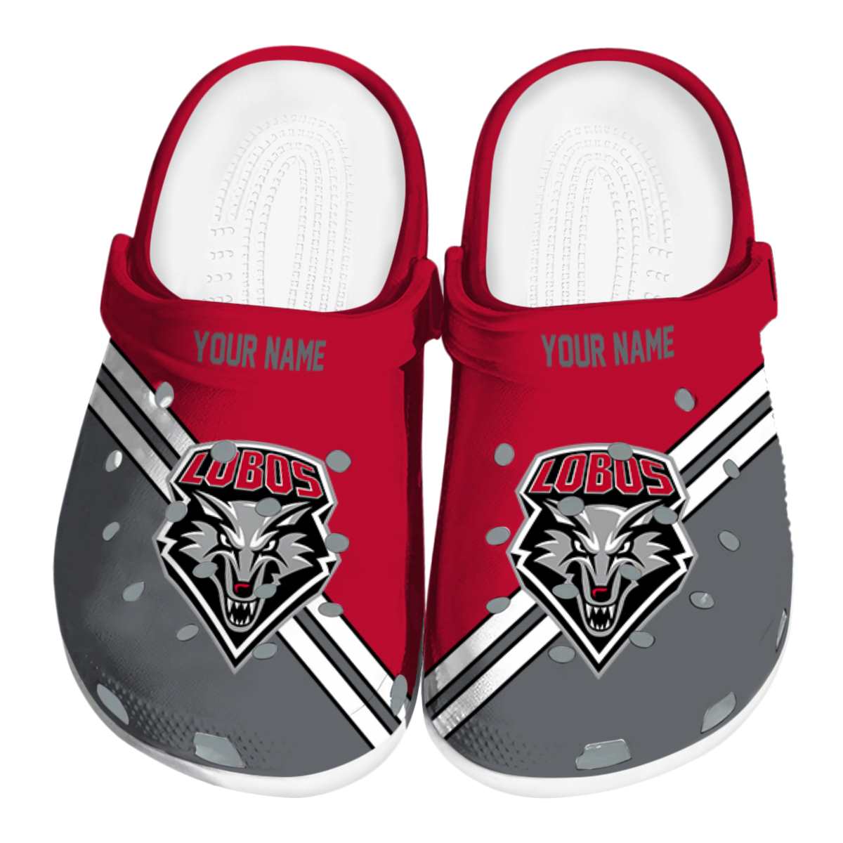 New Mexico Lobos 2025 NCAA Sport Crocs Clogs For Men Women and Kids - GNL1463526