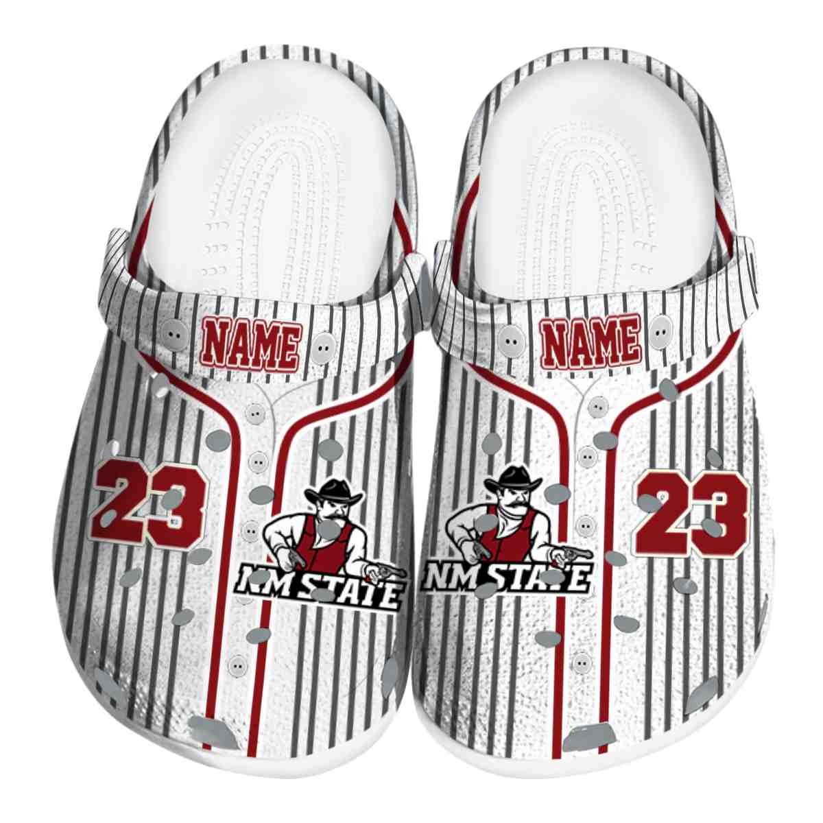 New Mexico State Aggies 2025 NCAA Sport Crocs Clogs For Men Women and Kids - GNL1463530