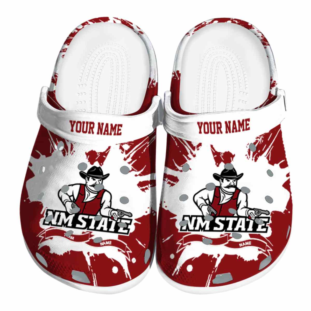 New Mexico State Aggies 2025 NCAA Sport Crocs Clogs For Men Women and Kids - GNL1463531