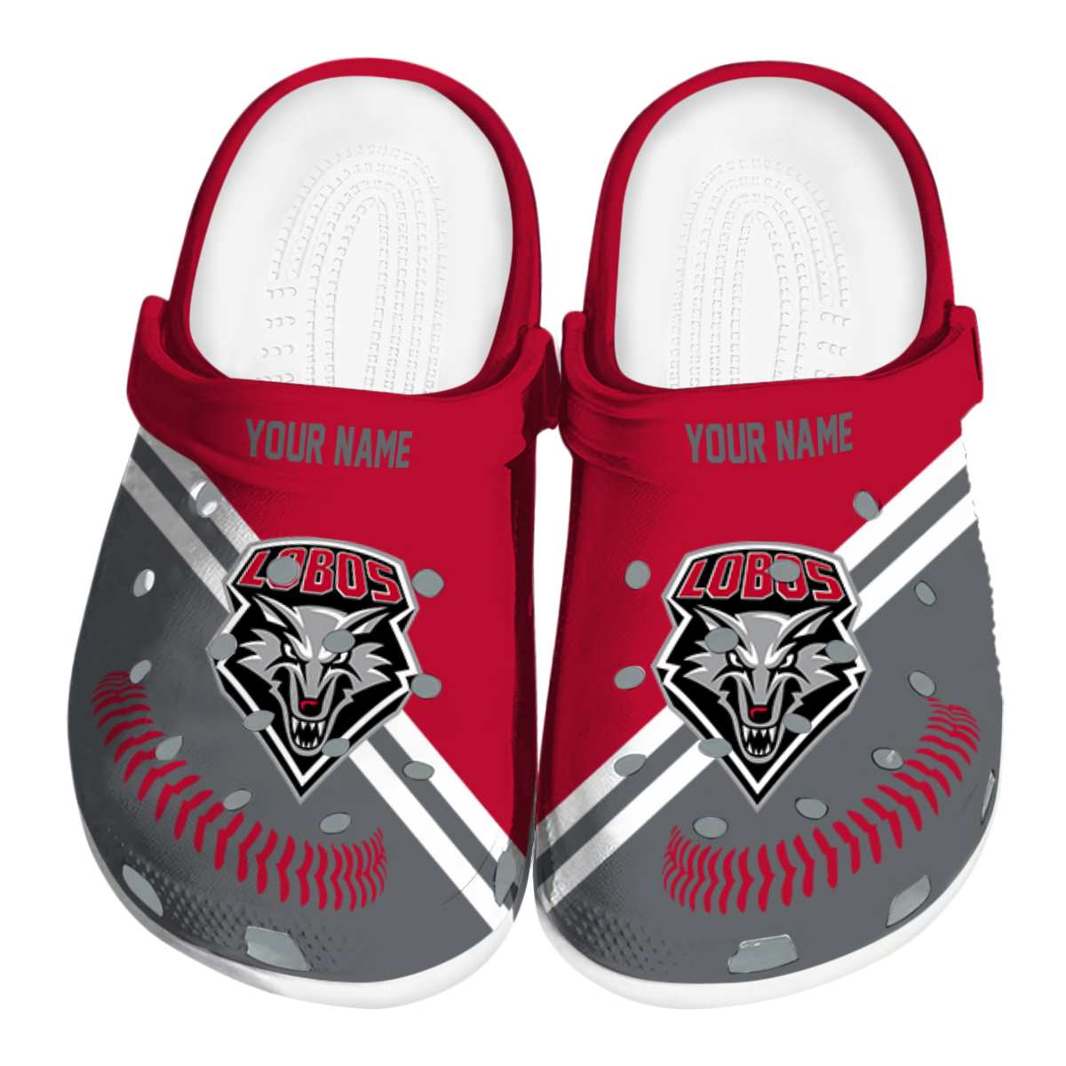 New Mexico Lobos 2025 NCAA Sport Crocs Clogs For Men Women and Kids - GNL1463550